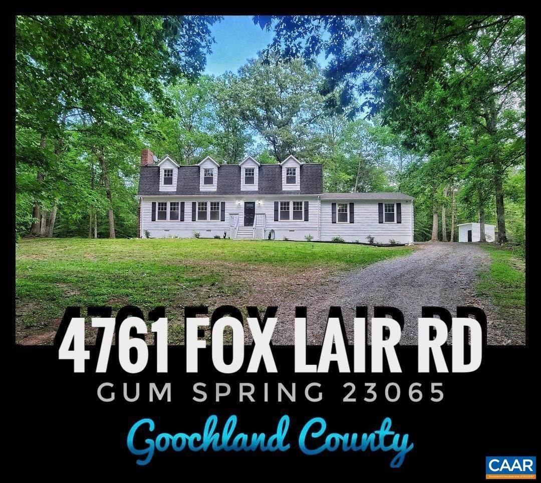 Single Family Homes for Sale at 4761 FOX LAIR Road Gum Spring, Virginia 23065 United States